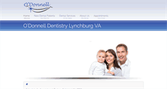 Desktop Screenshot of odonnelldentistry.com