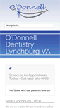 Mobile Screenshot of odonnelldentistry.com